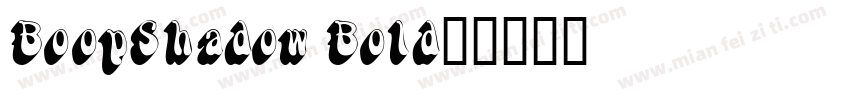 BoopShadow Bold字体转换